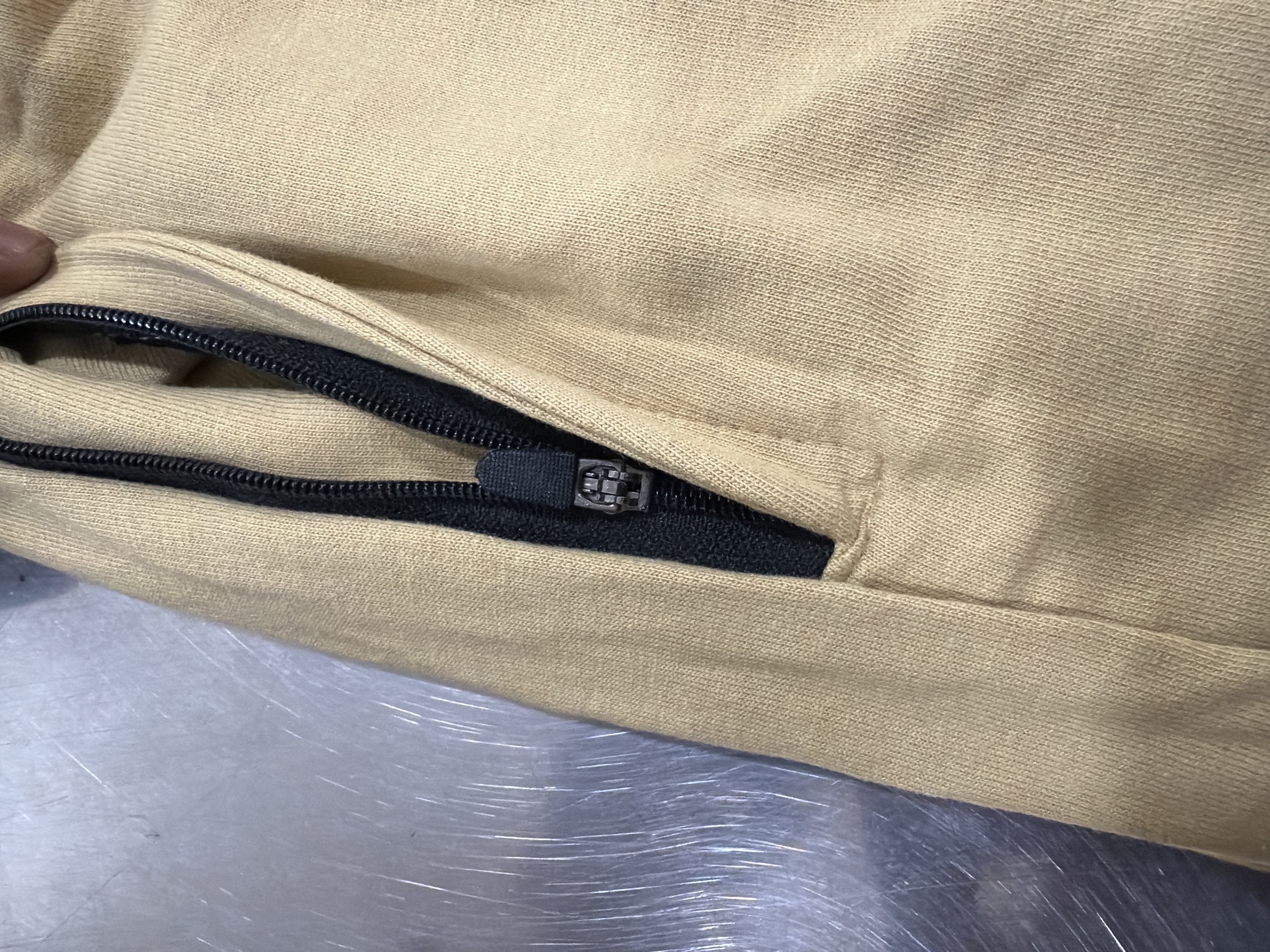 240 GSM French Terry Cotton Shorts (Zipper Pockets)